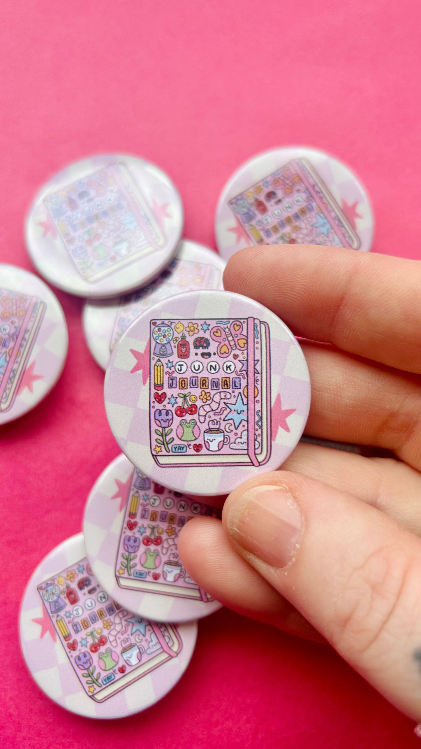 Junk Journal - 38mm Button Badge