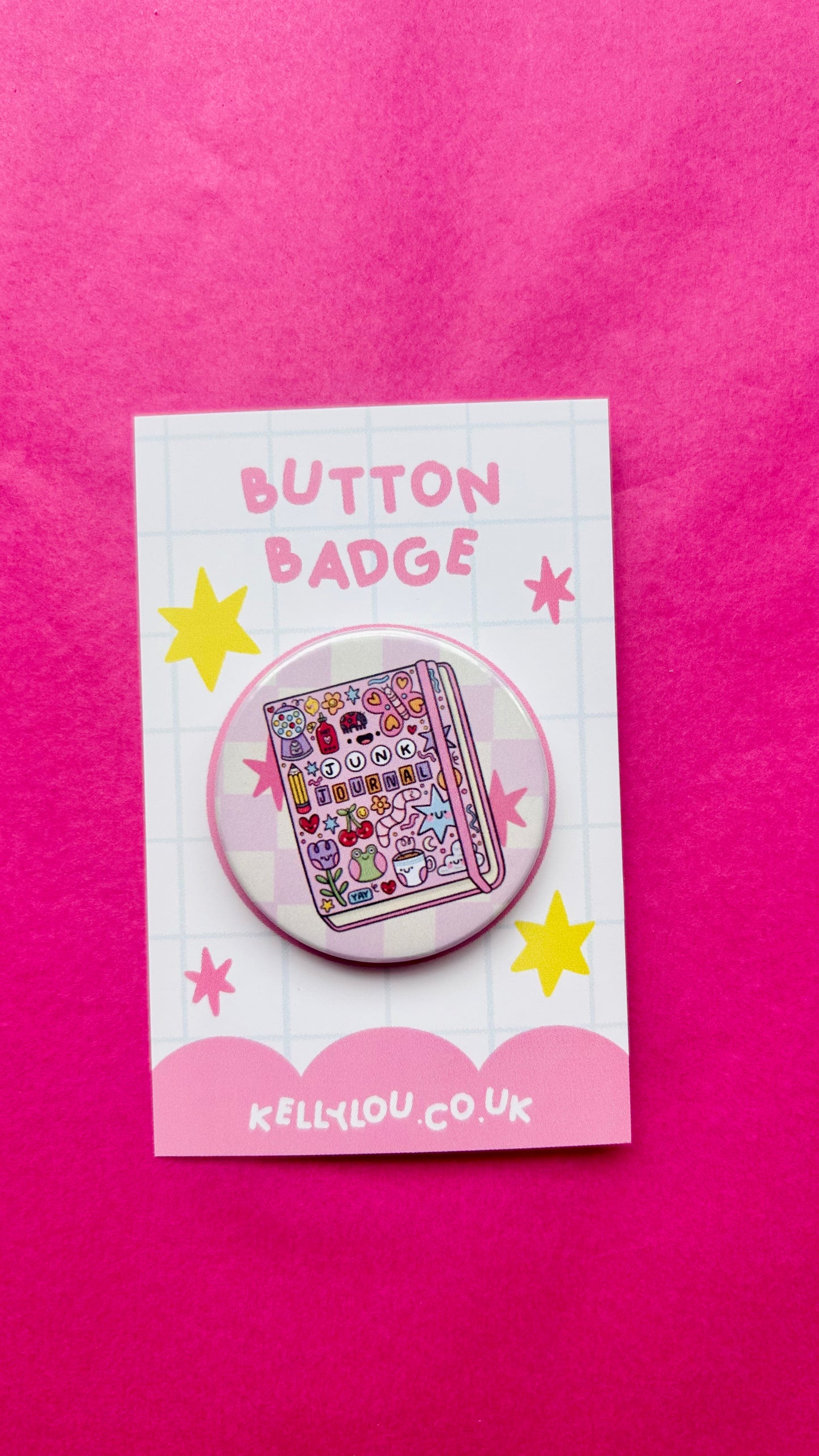 Junk Journal - 38mm Button Badge