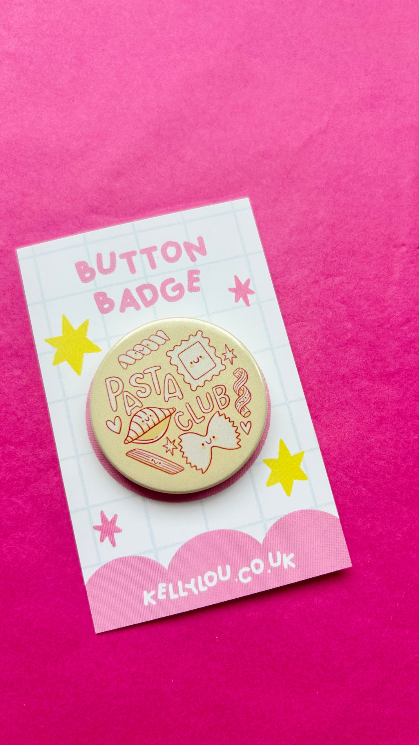 Pasta Club - Button Badge