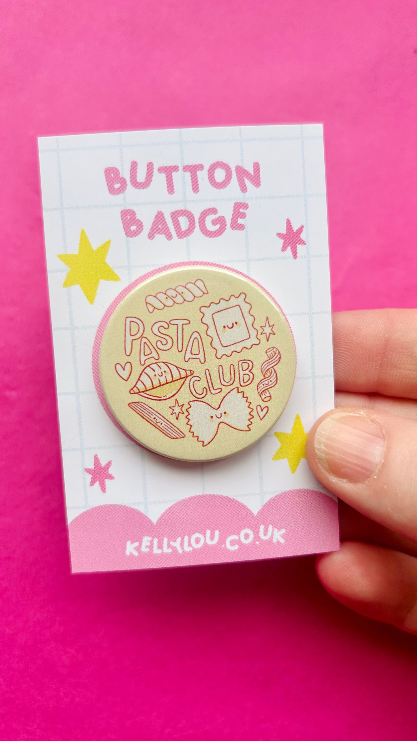 Pasta Club - Button Badge