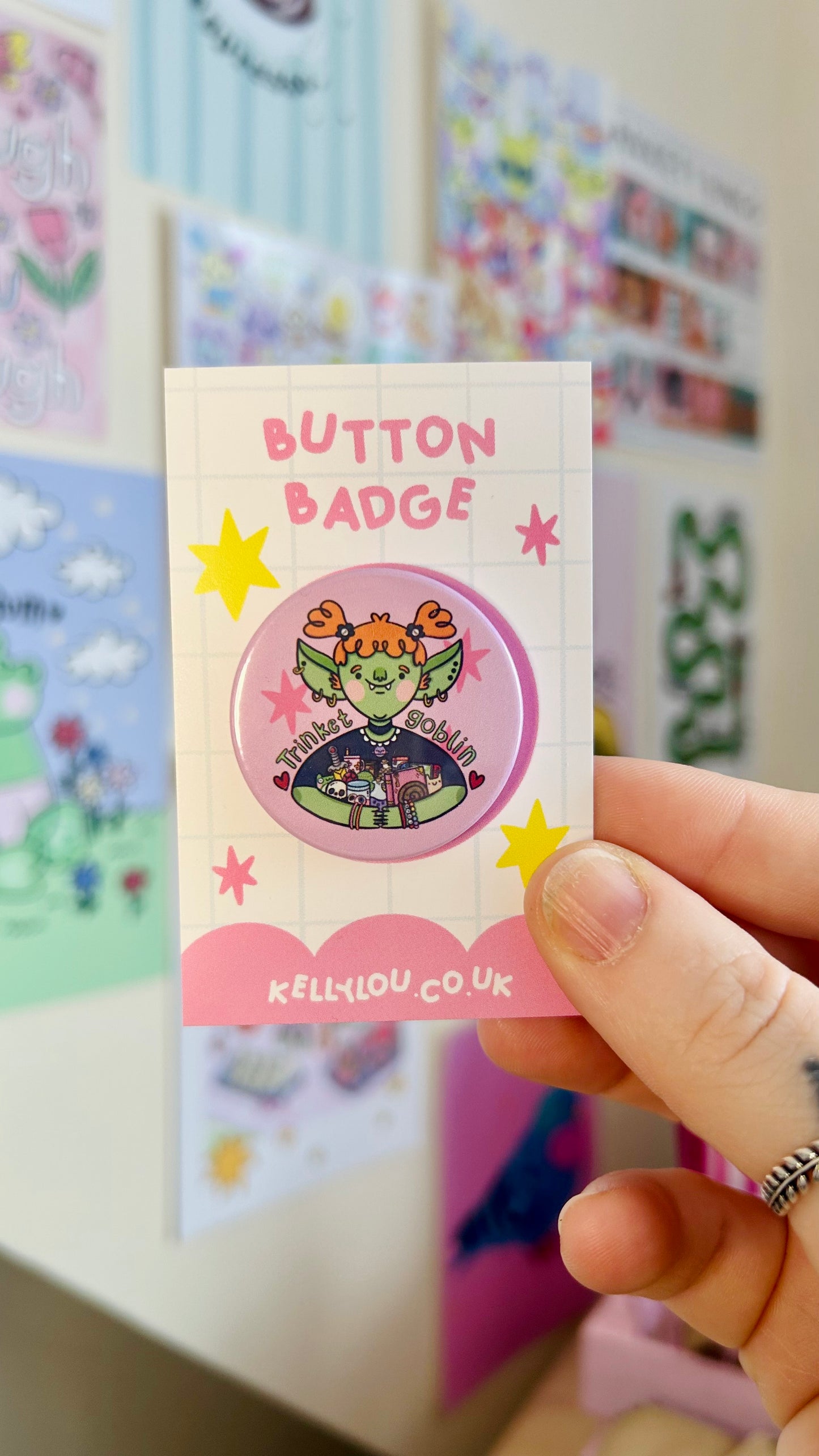 Trinket Goblin - Button Badge