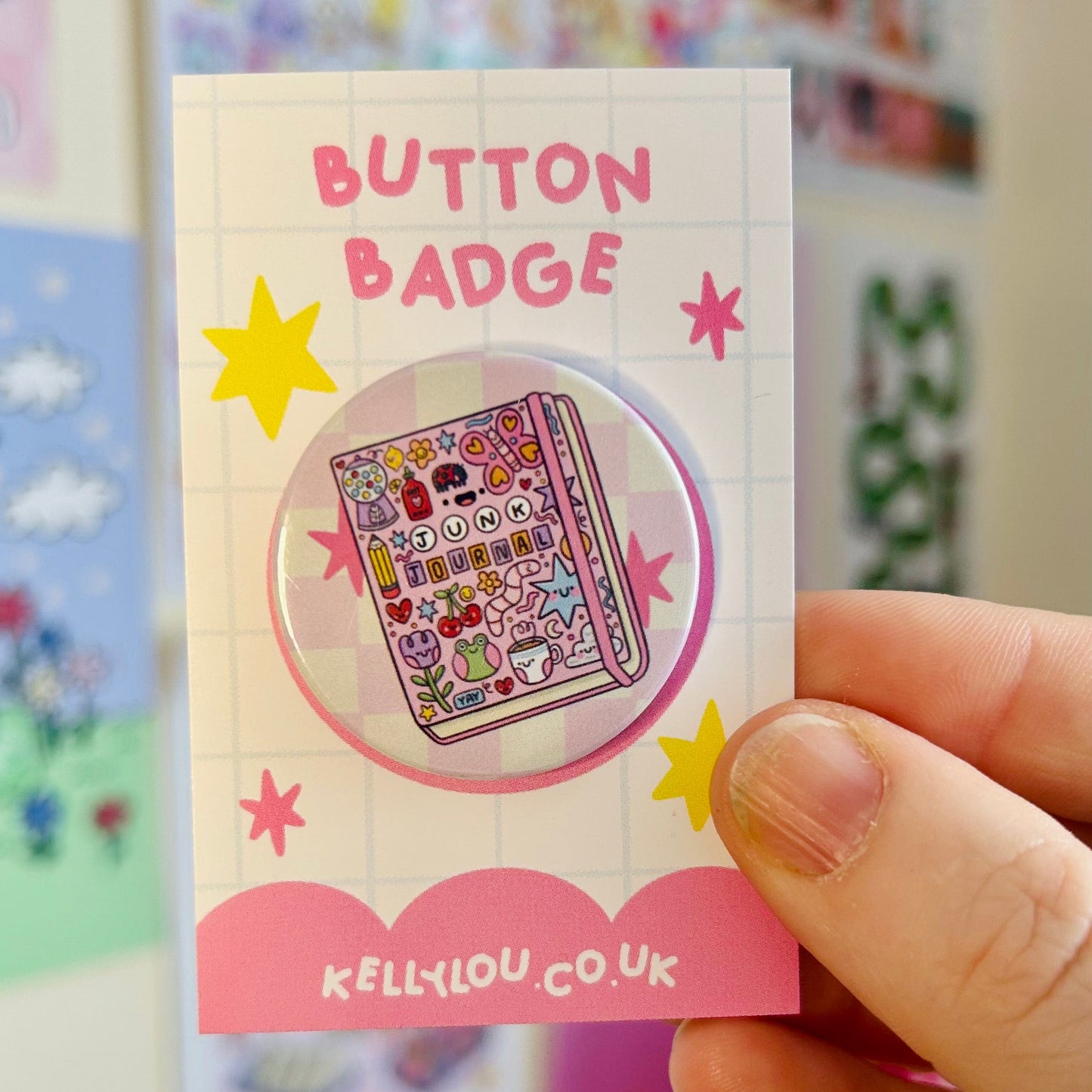 Junk Journal - 38mm Button Badge