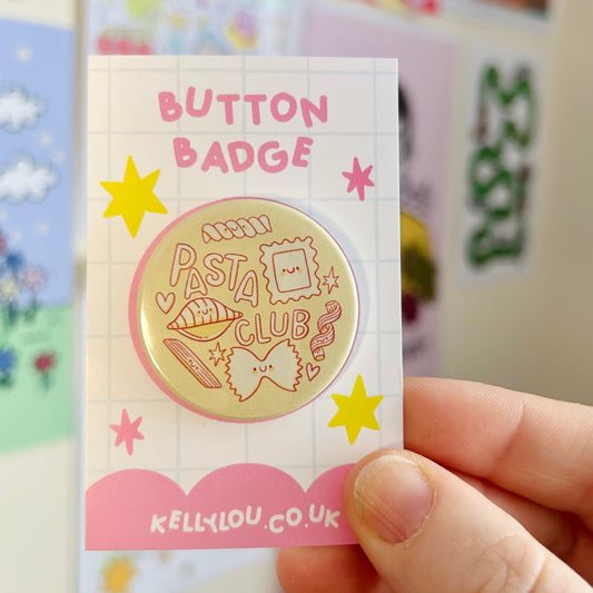 Pasta Club - Button Badge