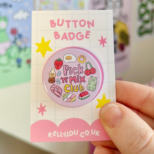 Pick 'n' Mix Club - Button Badge