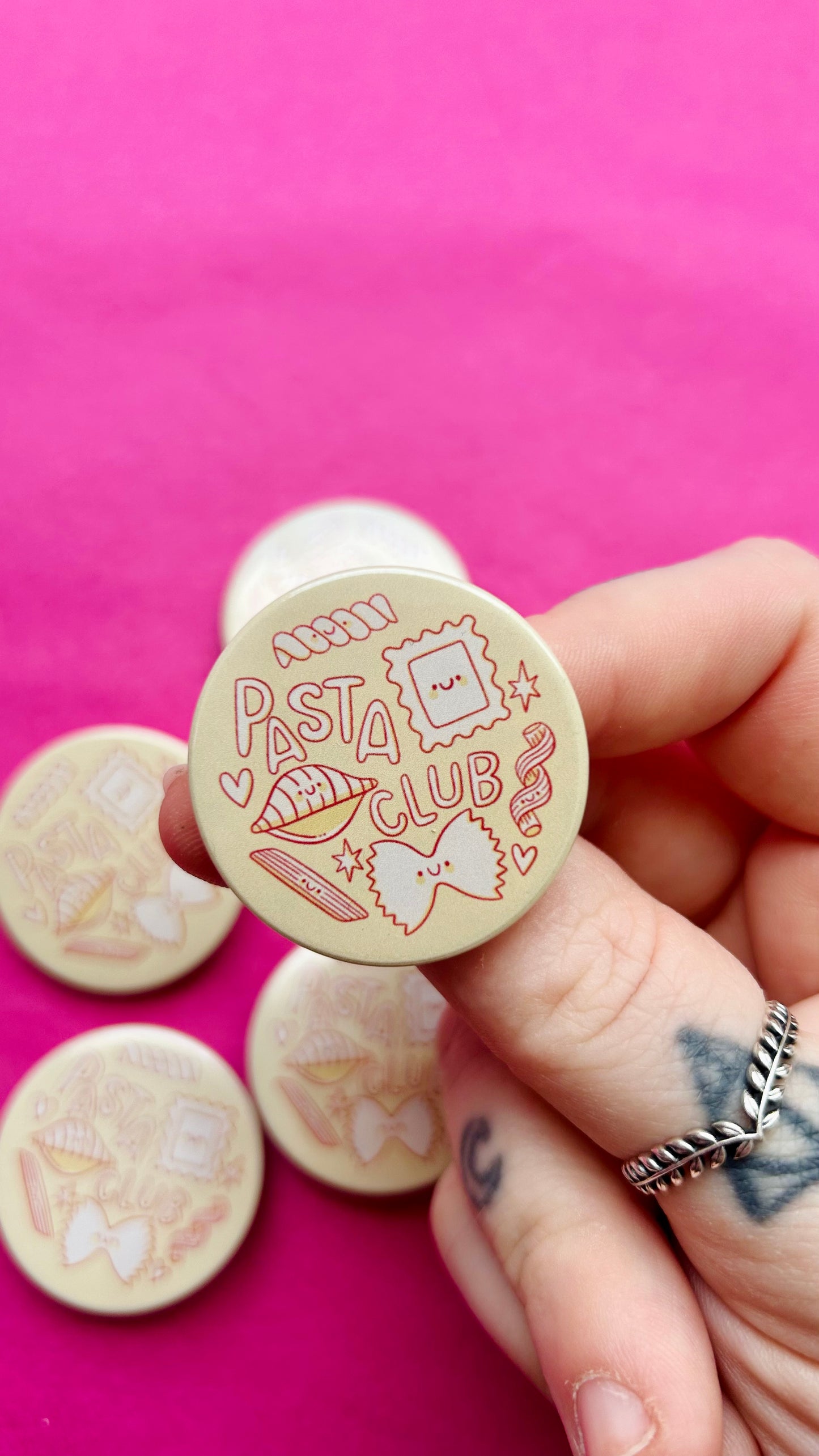Pasta Club - Button Badge