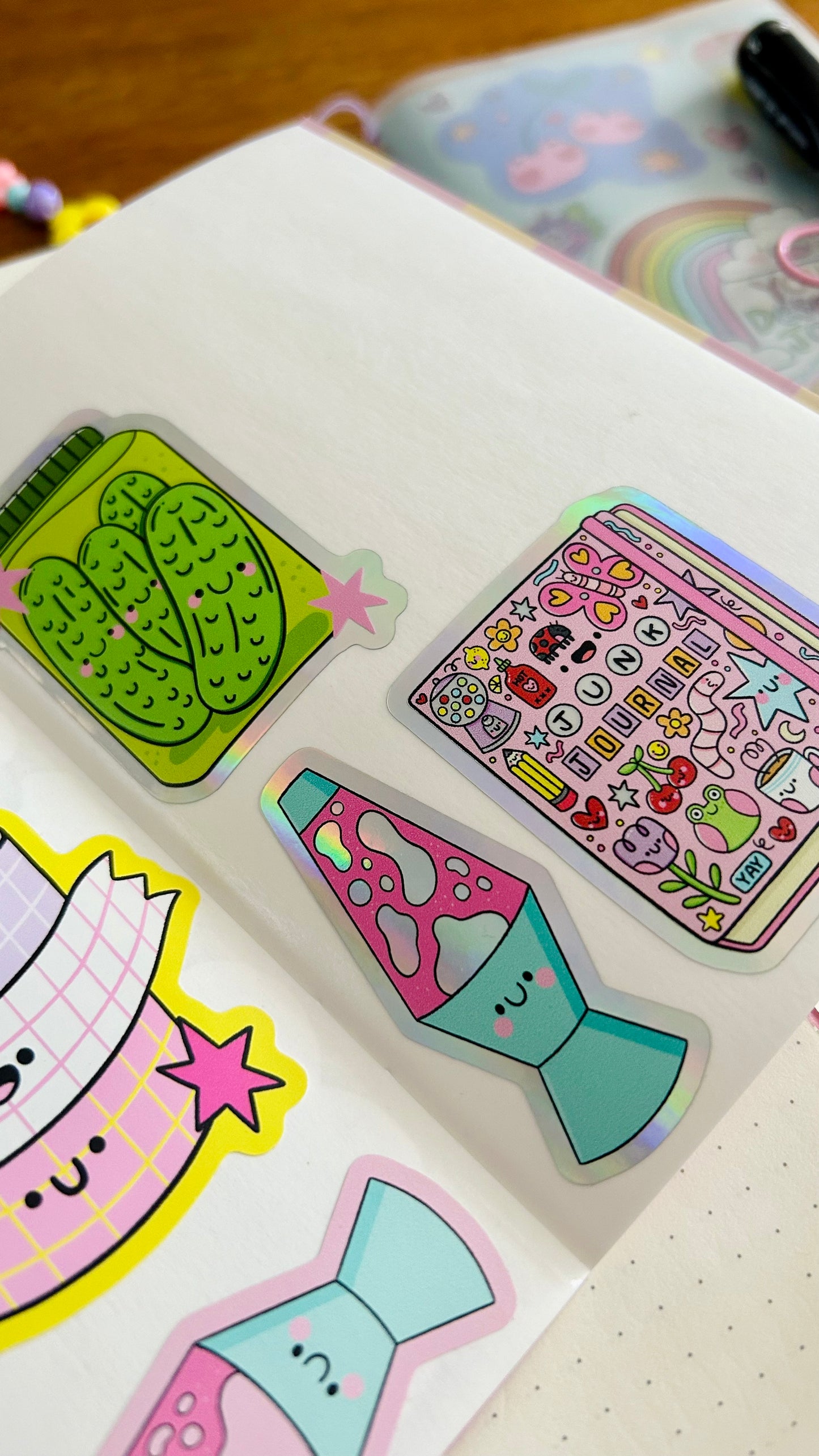 Sticker Collection - A6 Mini Reusable Sticker Book