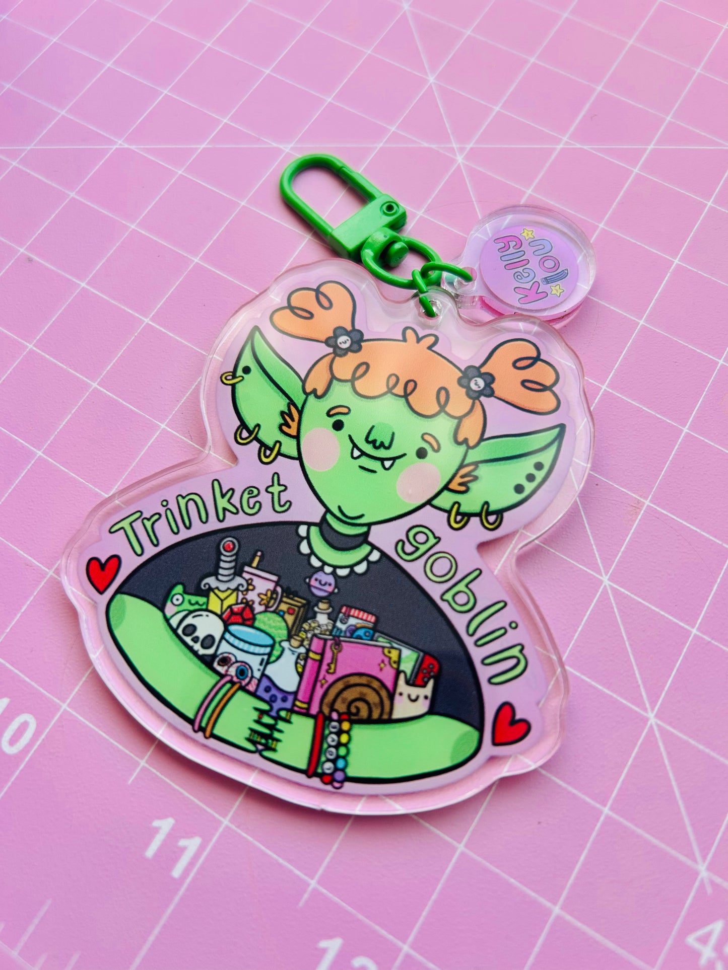 Trinket Goblin - Acrylic Keyring