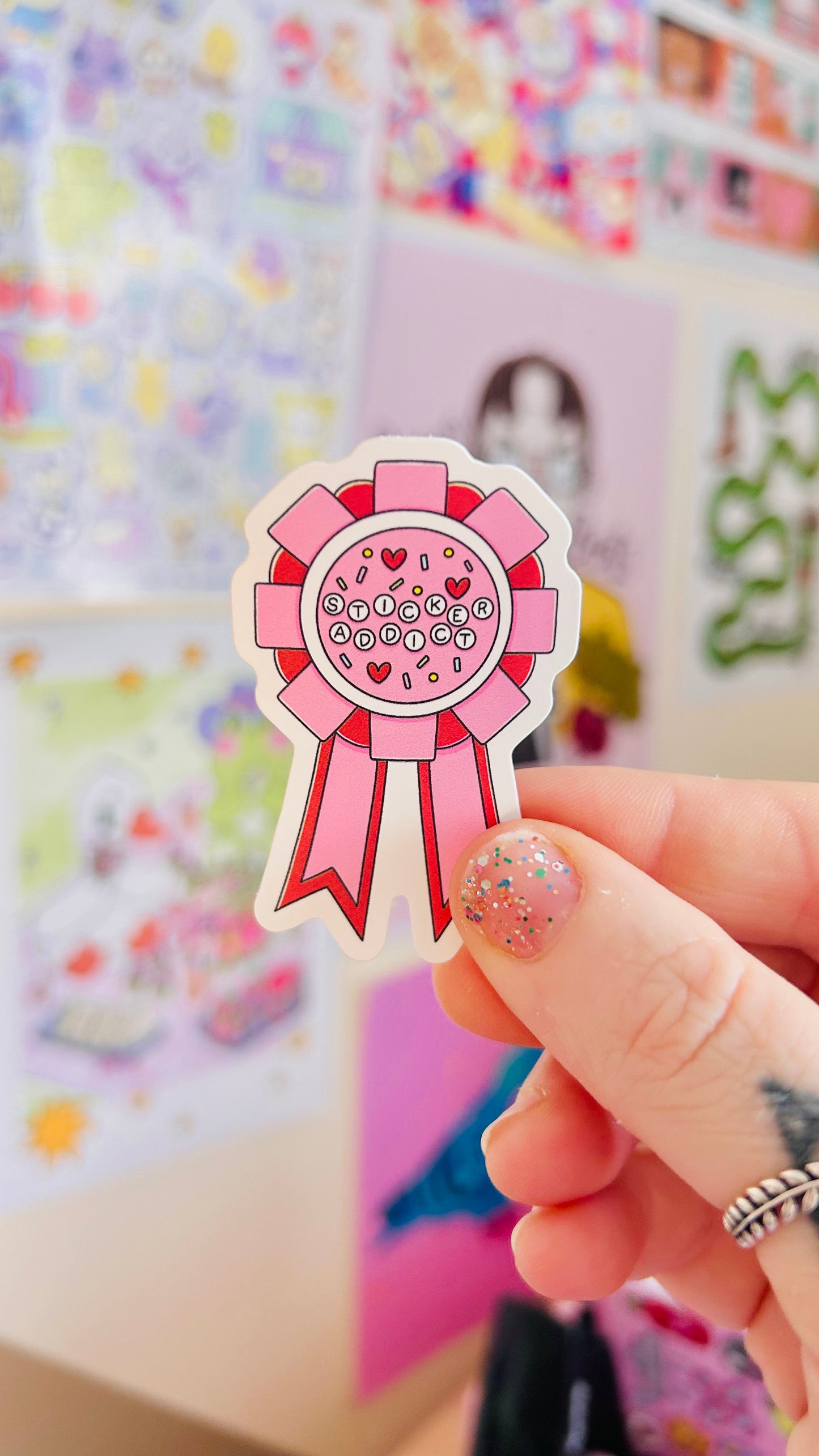 Sticker Addict Rosette - Waterproof Vinyl Sticker
