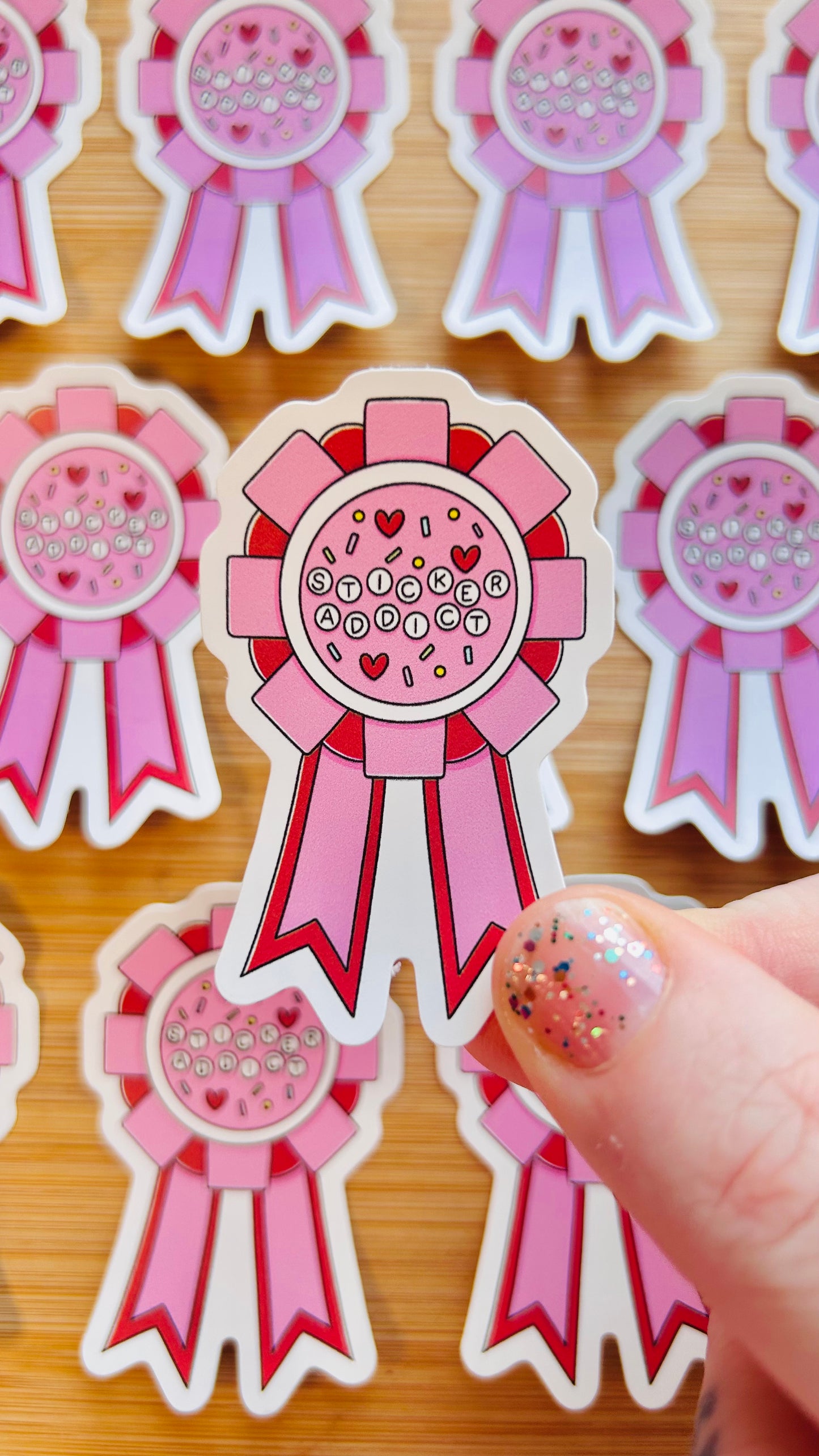 Sticker Addict Rosette - Waterproof Vinyl Sticker