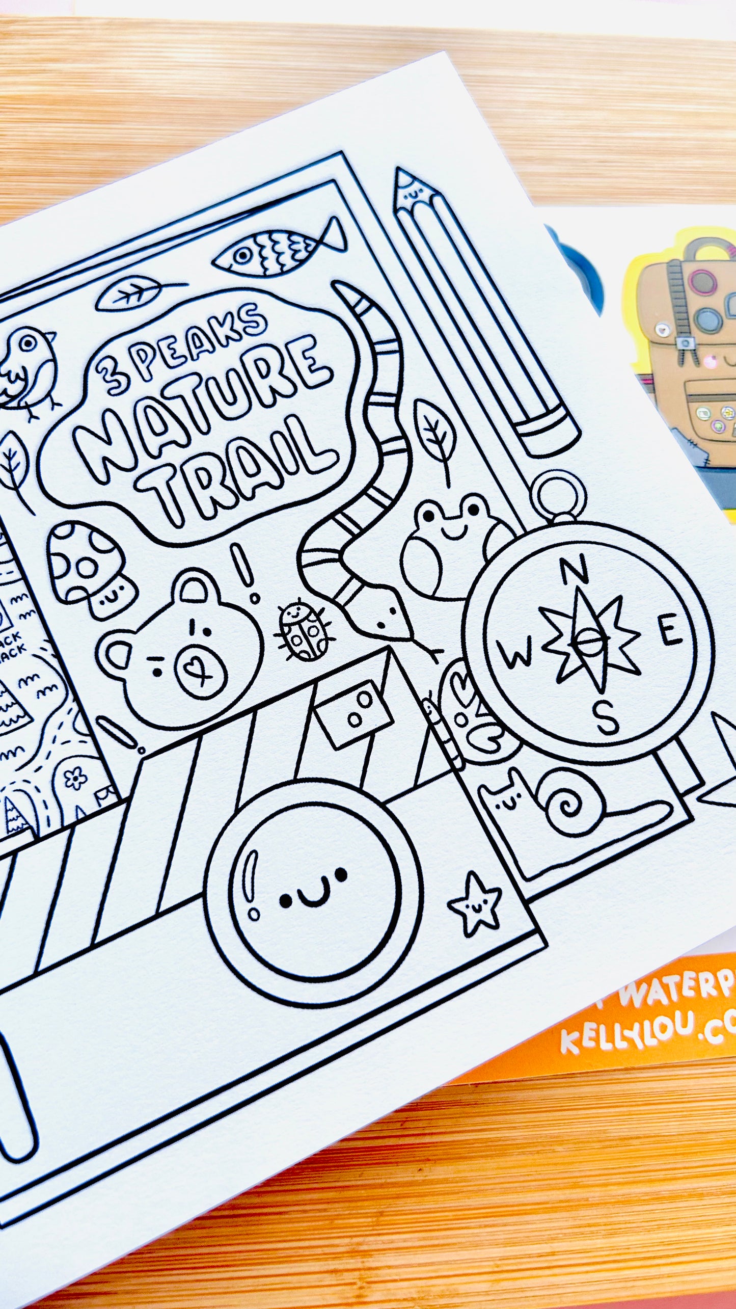 Summer Camp : Colouring Book