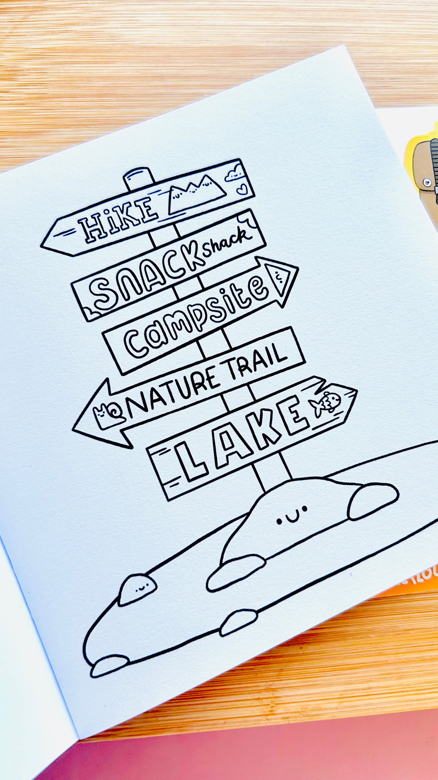 Summer Camp : Colouring Book