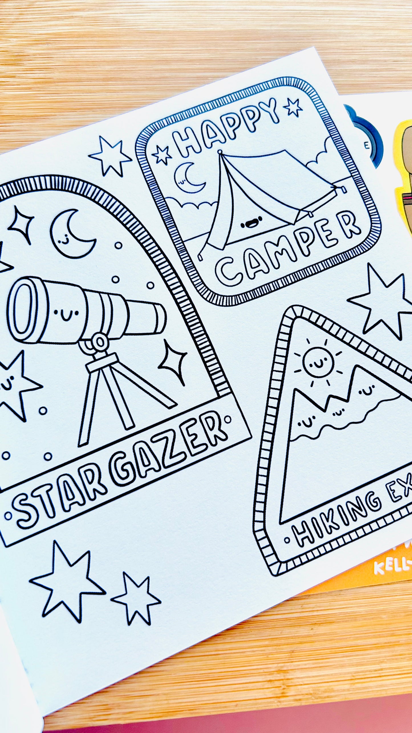 Summer Camp : Colouring Book
