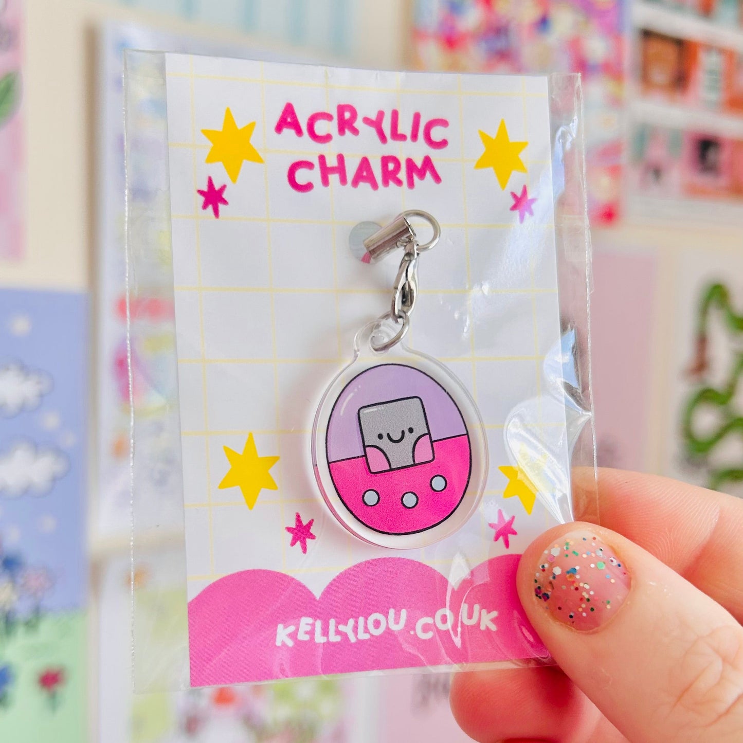 90s Digital Pet - Acrylic Charm