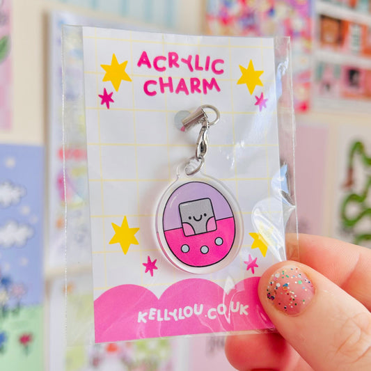 90s Digital Pet - Acrylic Charm