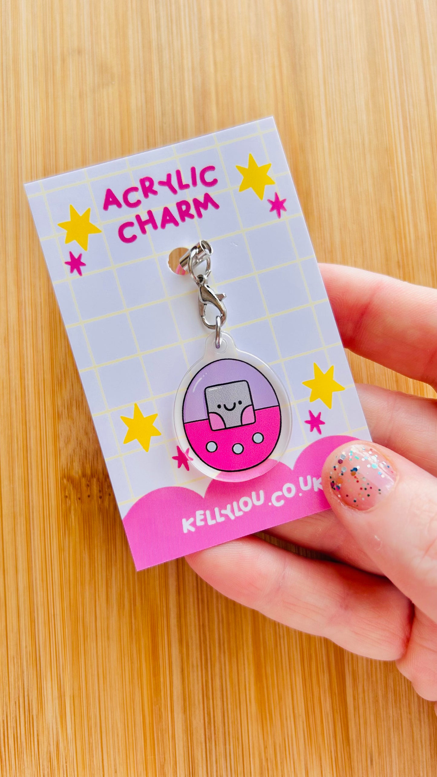 90s Digital Pet - Acrylic Charm