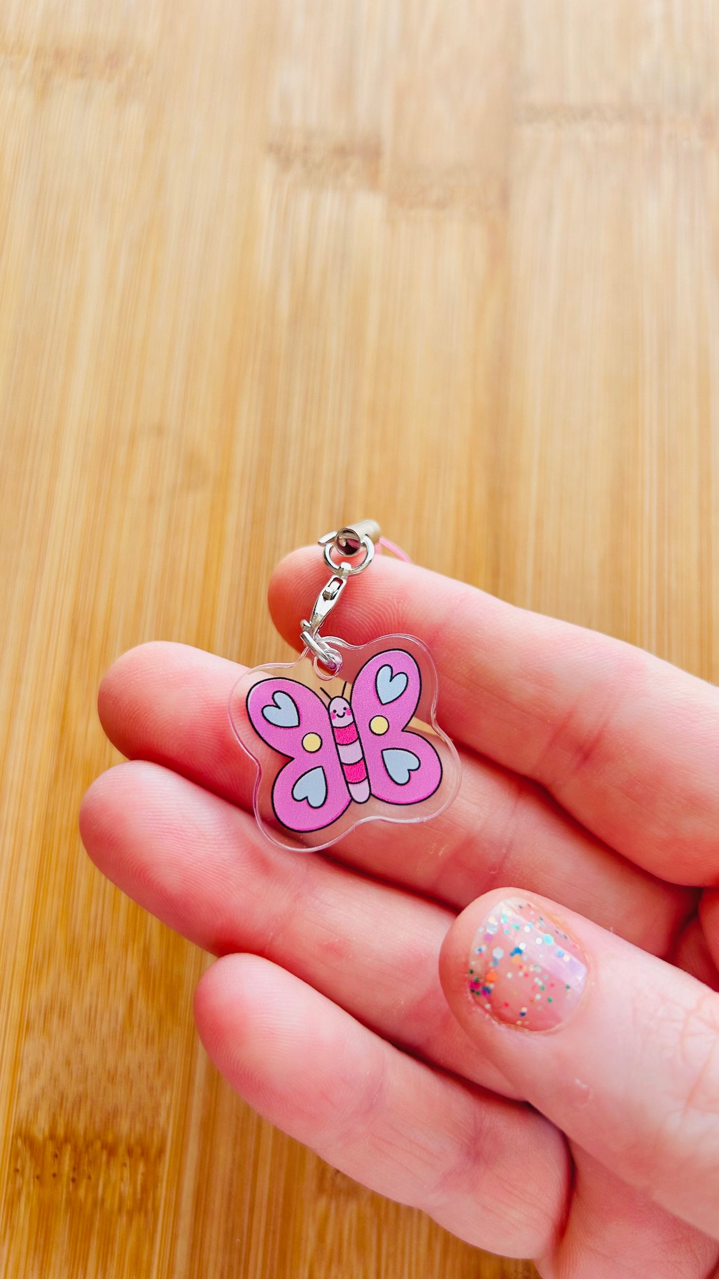 Y2K Butterfly - Acrylic Charm