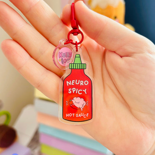 Neurospicy - Acrylic Keyring