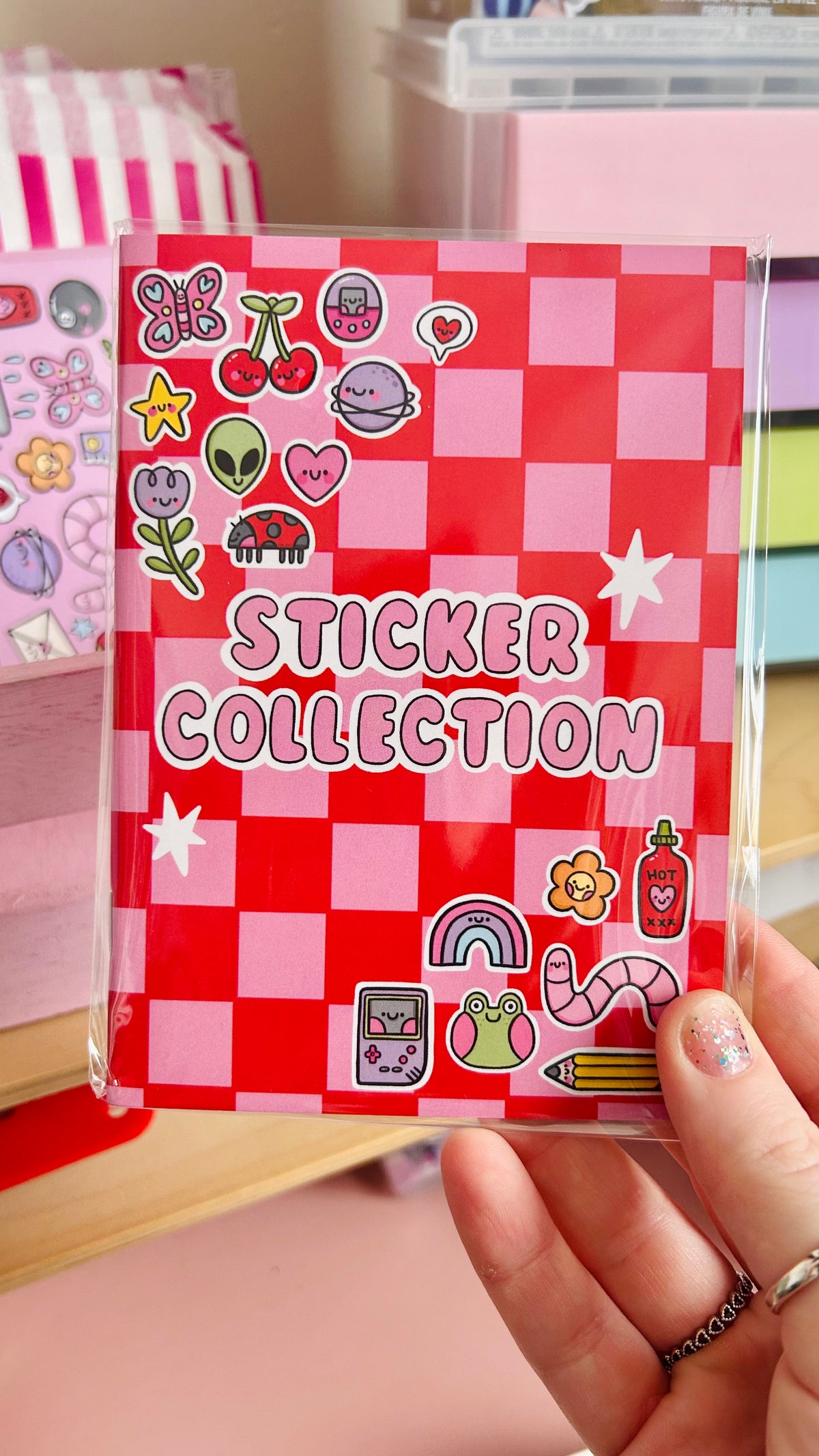 Reusable Sticker Book - A6 Sticker Collection
