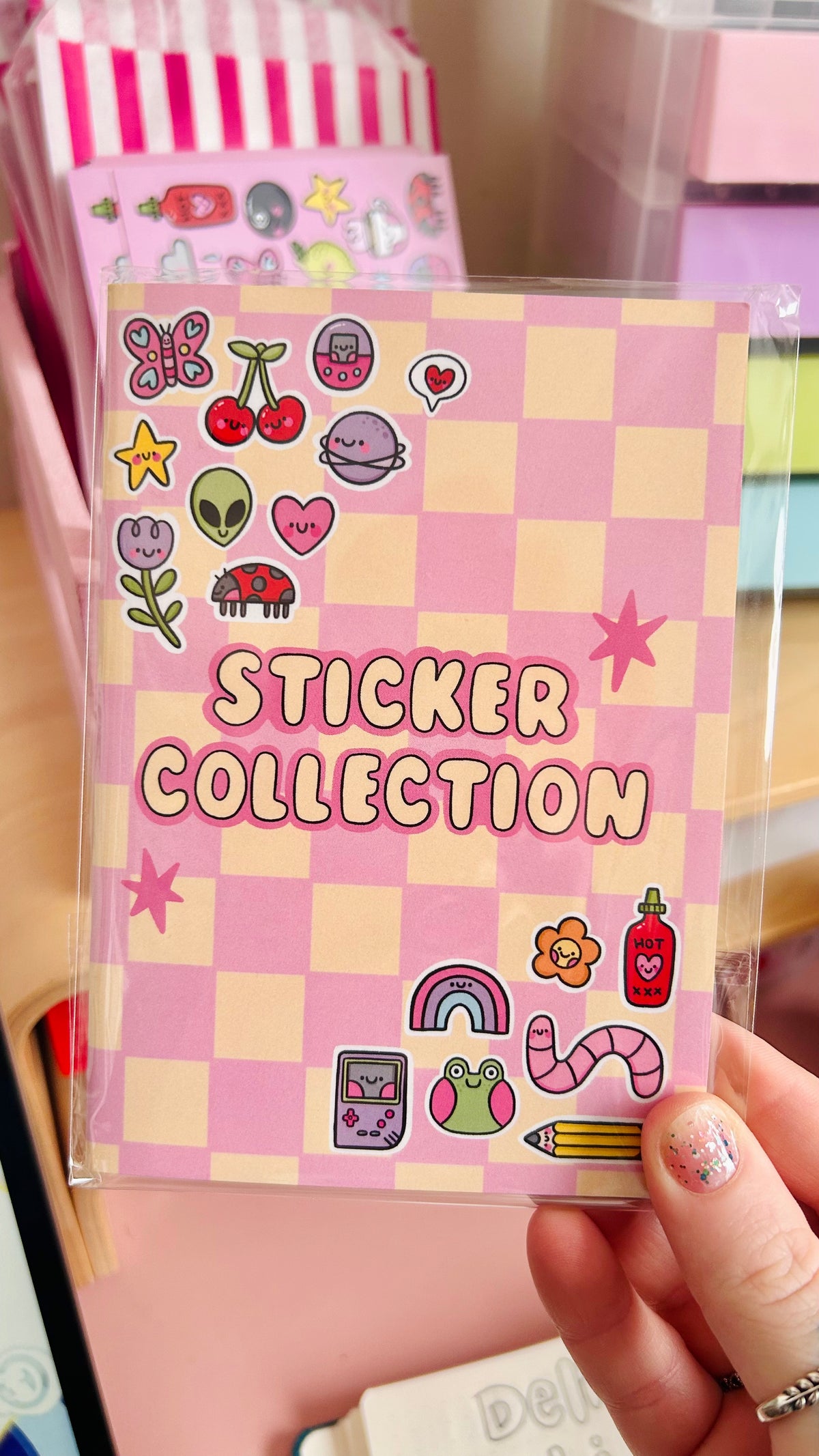 Reusable Sticker Book - A6 Sticker Collection
