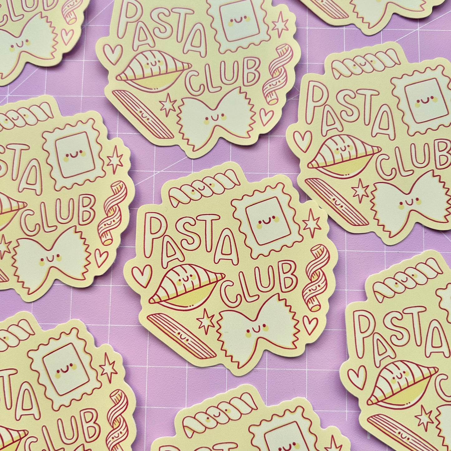 Pasta Club - Vinyl Sticker