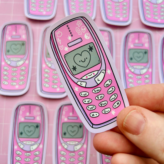 Y2K Mobile Phone Vinyl Sticker