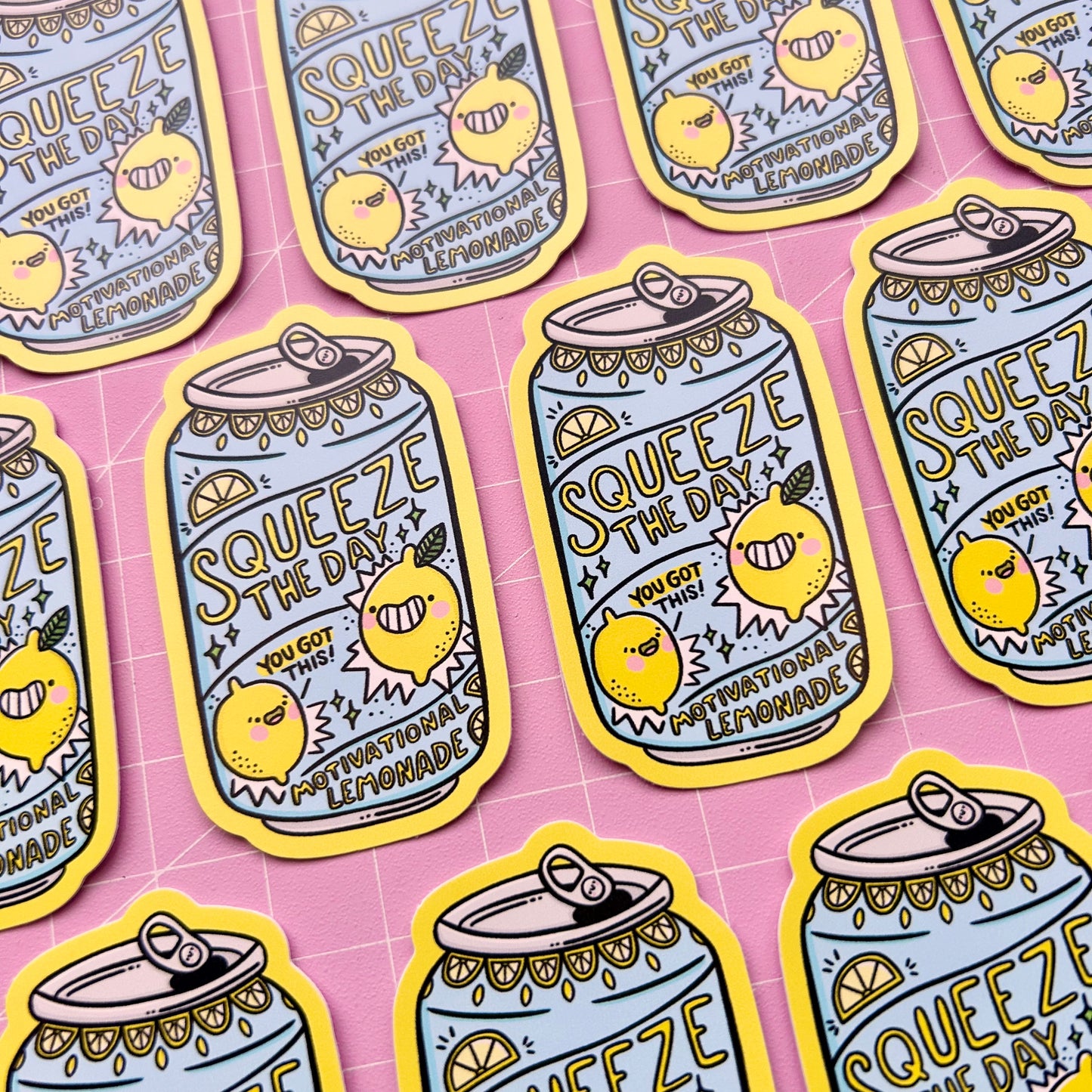 Squeeze The Day - Vinyl Sticker