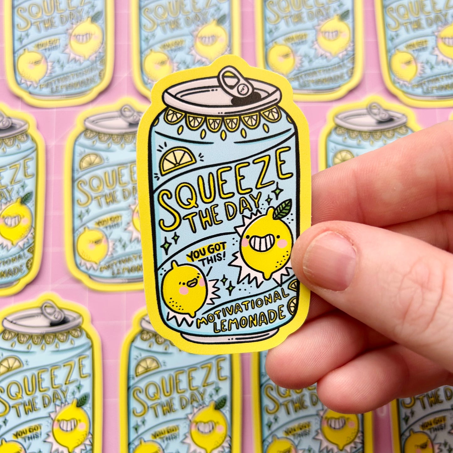 Squeeze The Day - Vinyl Sticker
