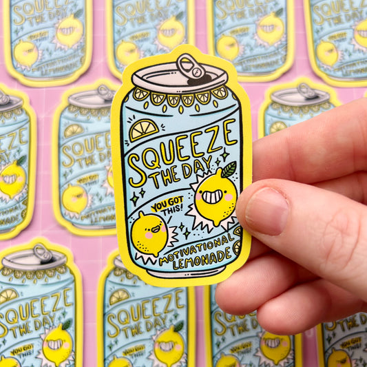 Squeeze The Day - Vinyl Sticker