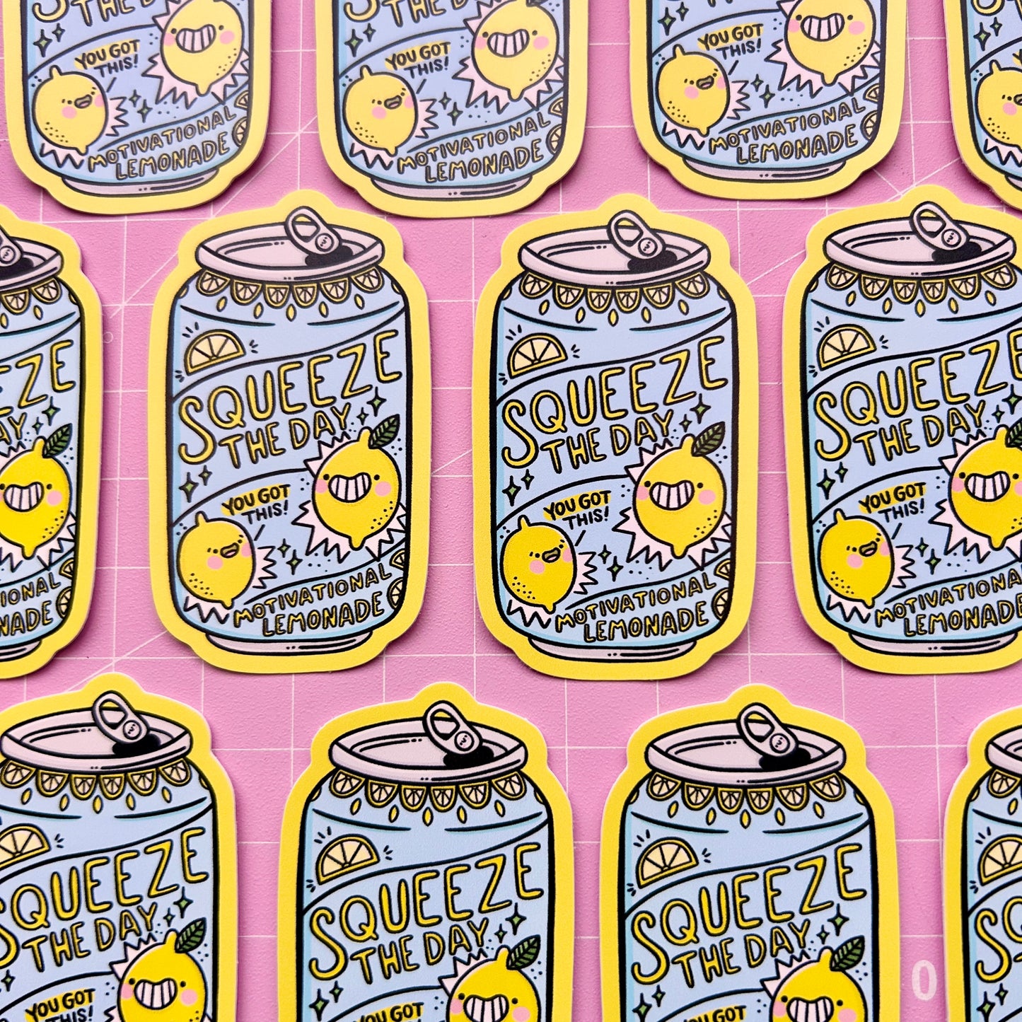 Squeeze The Day - Vinyl Sticker