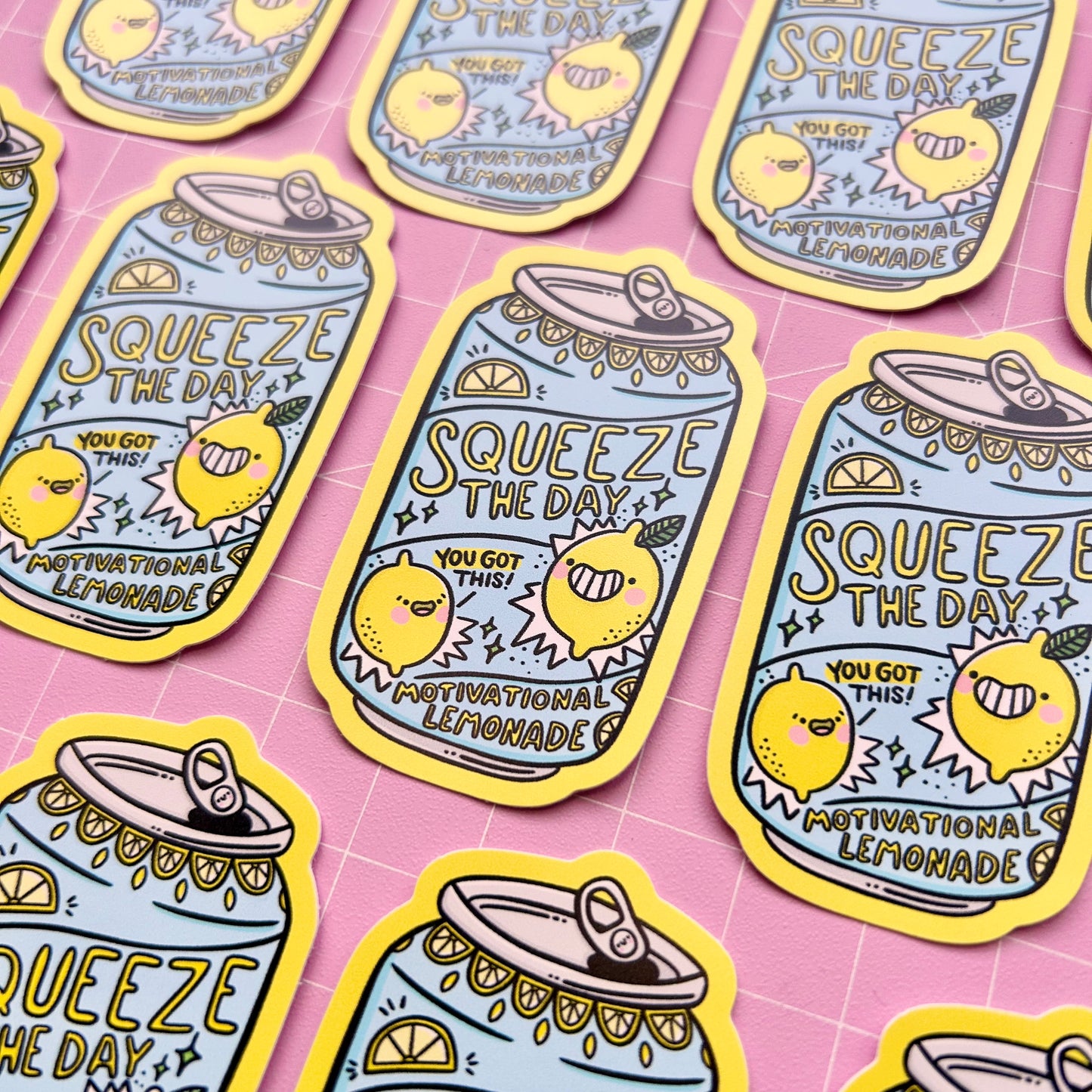 Squeeze The Day - Vinyl Sticker