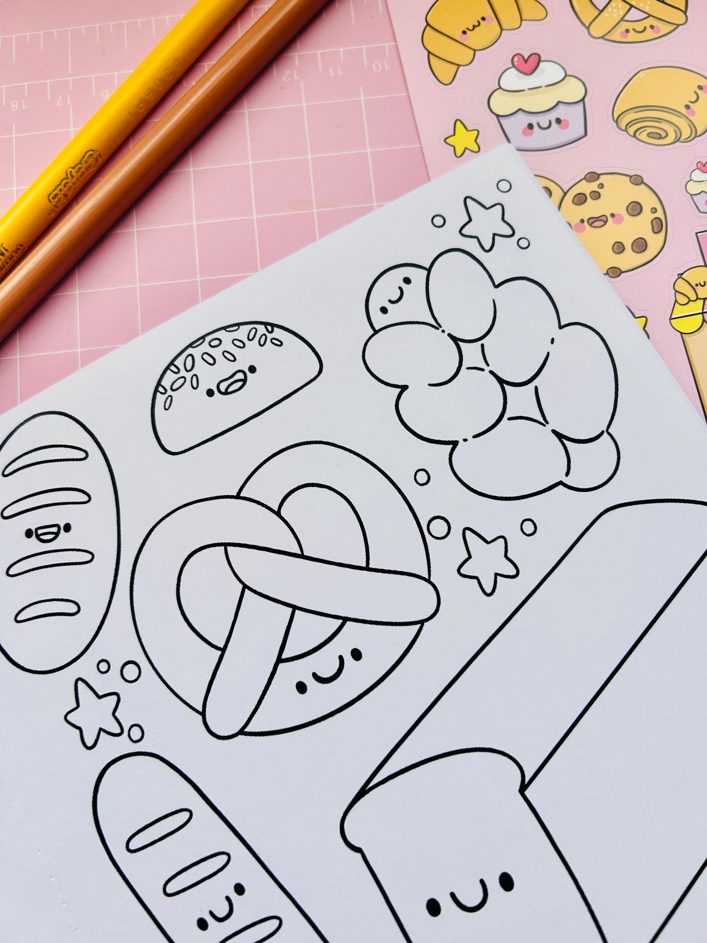Bakery Cuties - Colouring Book