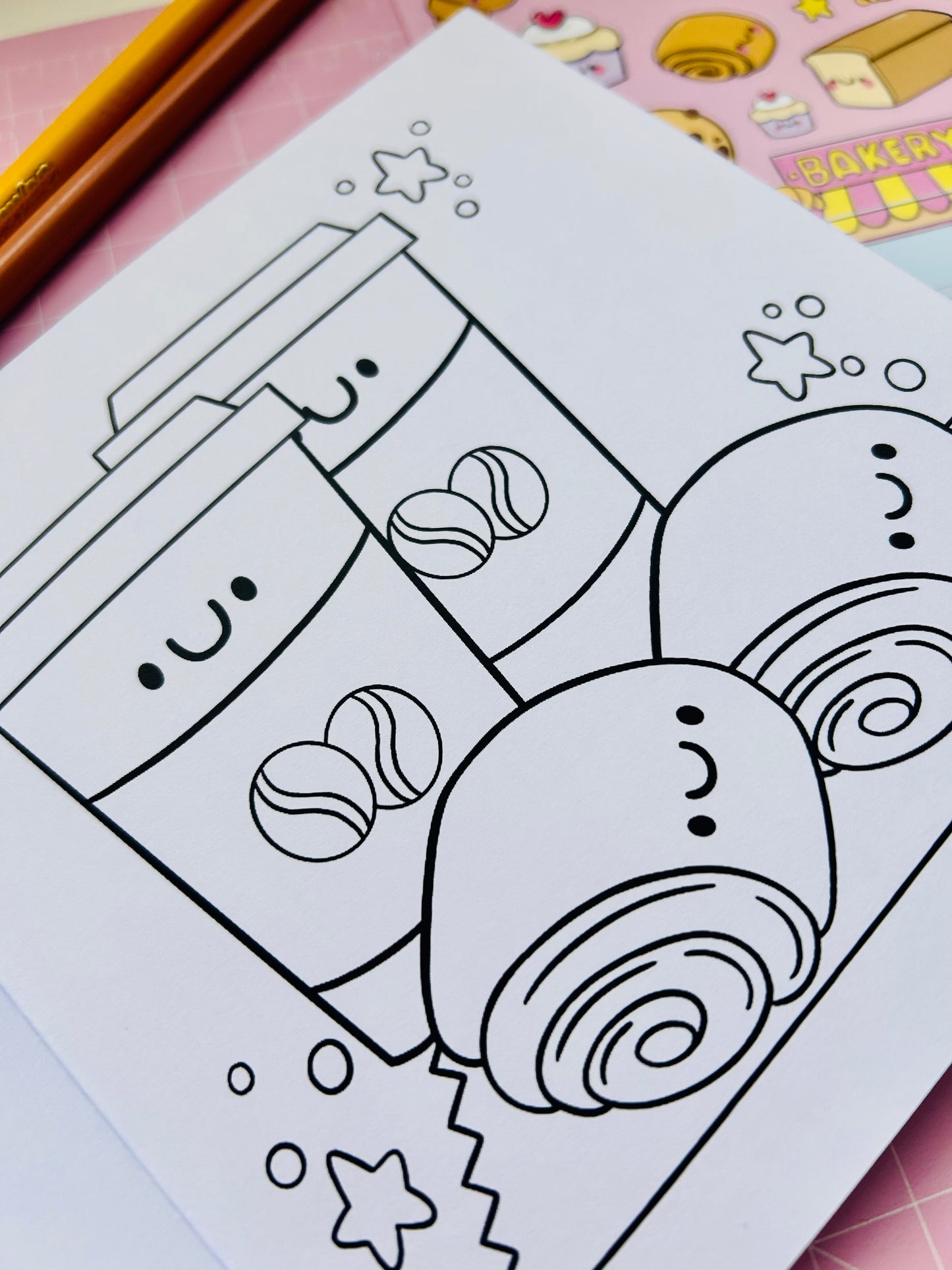 Bakery Cuties - Colouring Book