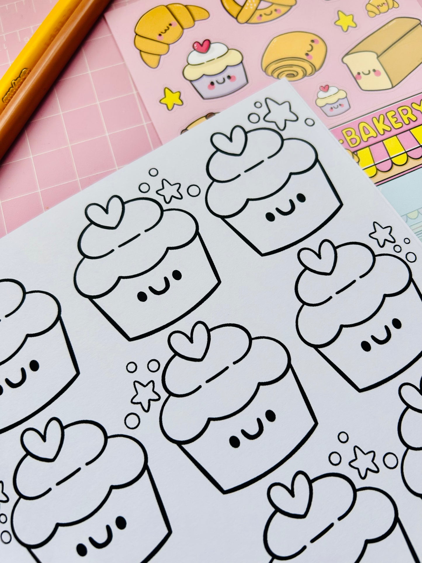 Bakery Cuties - Colouring Book