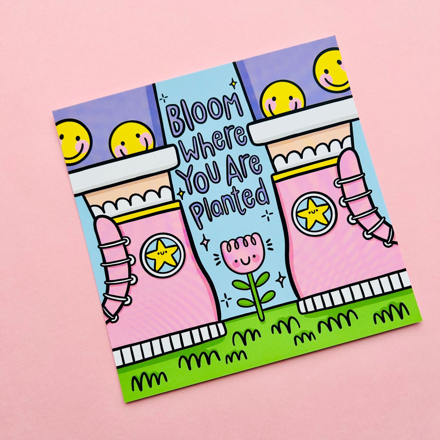 Bloom Where You Are Planted - Square Print