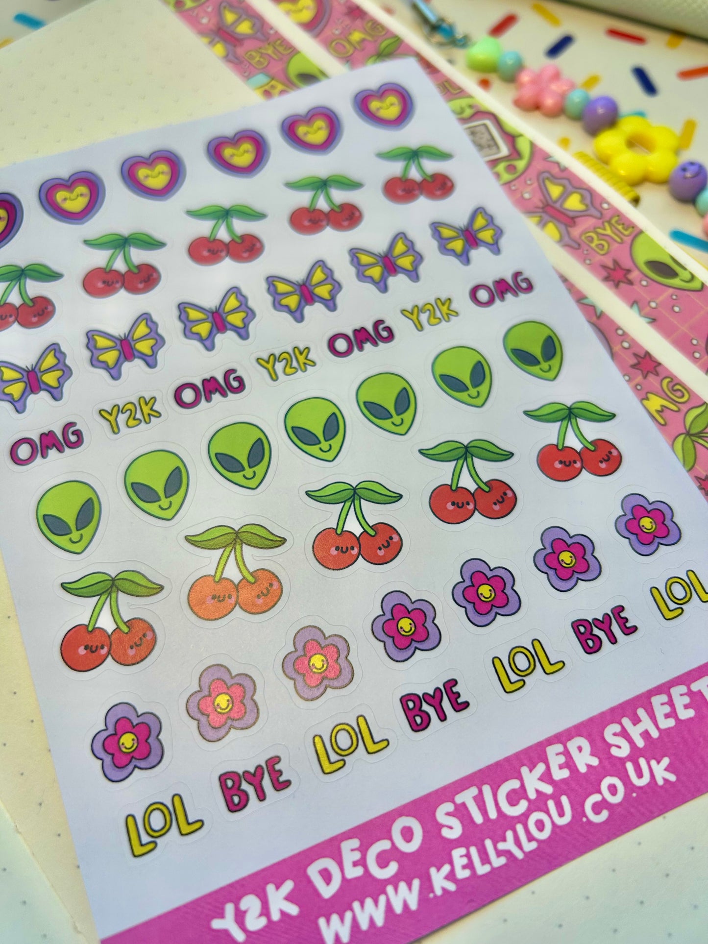 Y2K Nostalgia - Deco Sticker Sheet