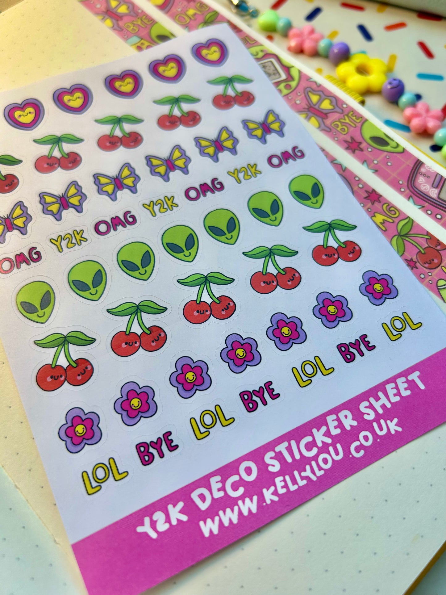 Y2K Nostalgia - Deco Sticker Sheet