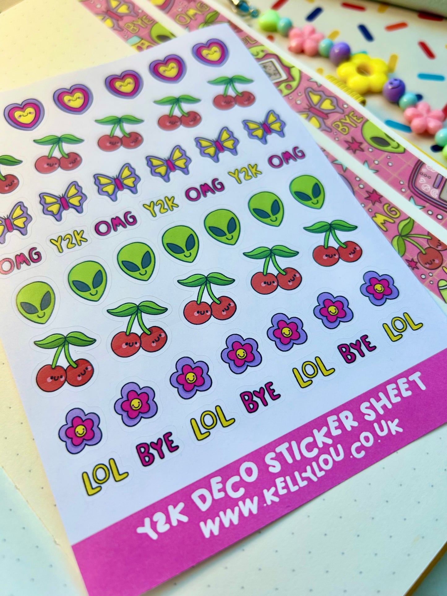 Y2K Nostalgia - Deco Sticker Sheet