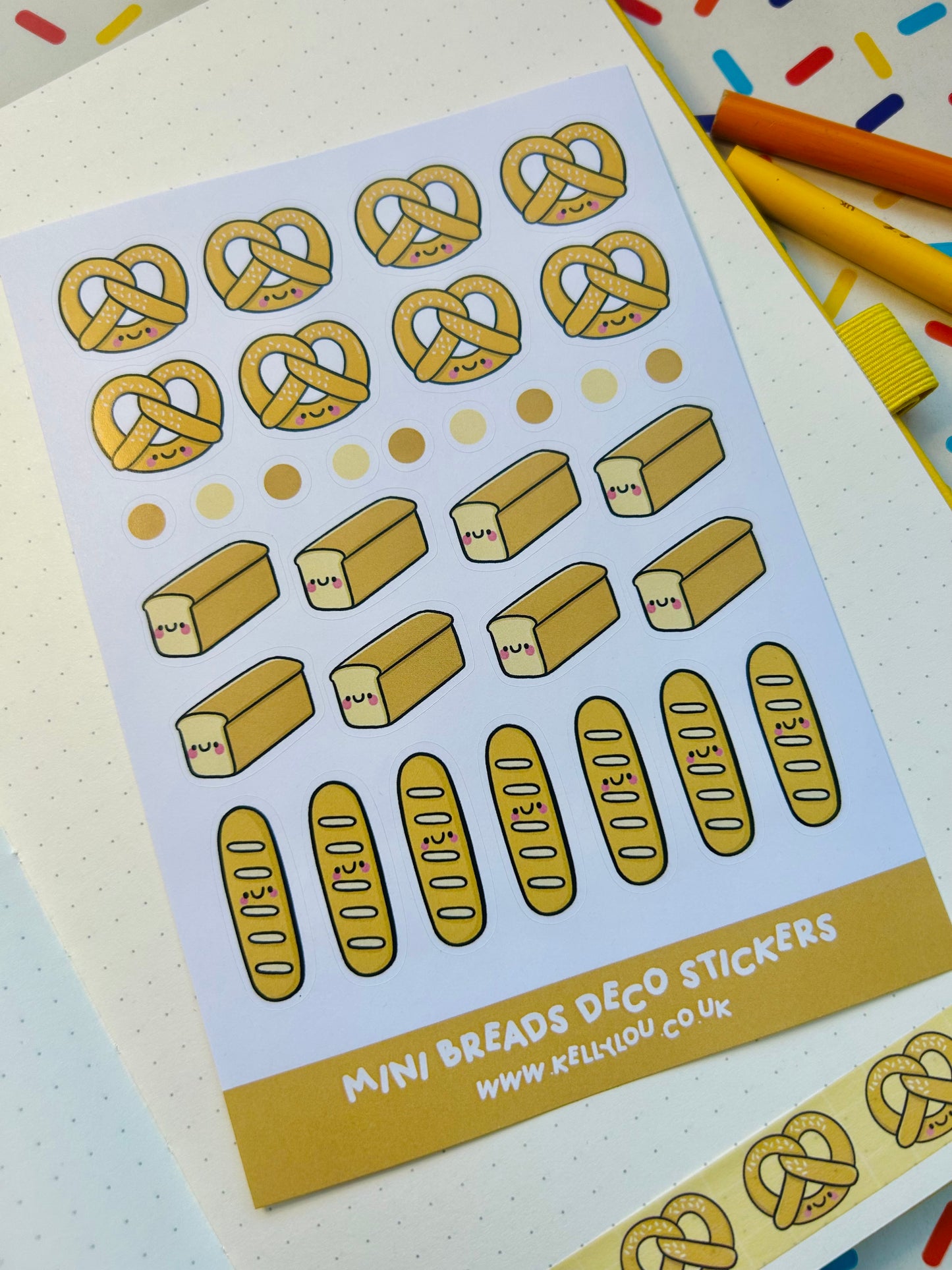 Mini Breads - Deco Sticker Sheet