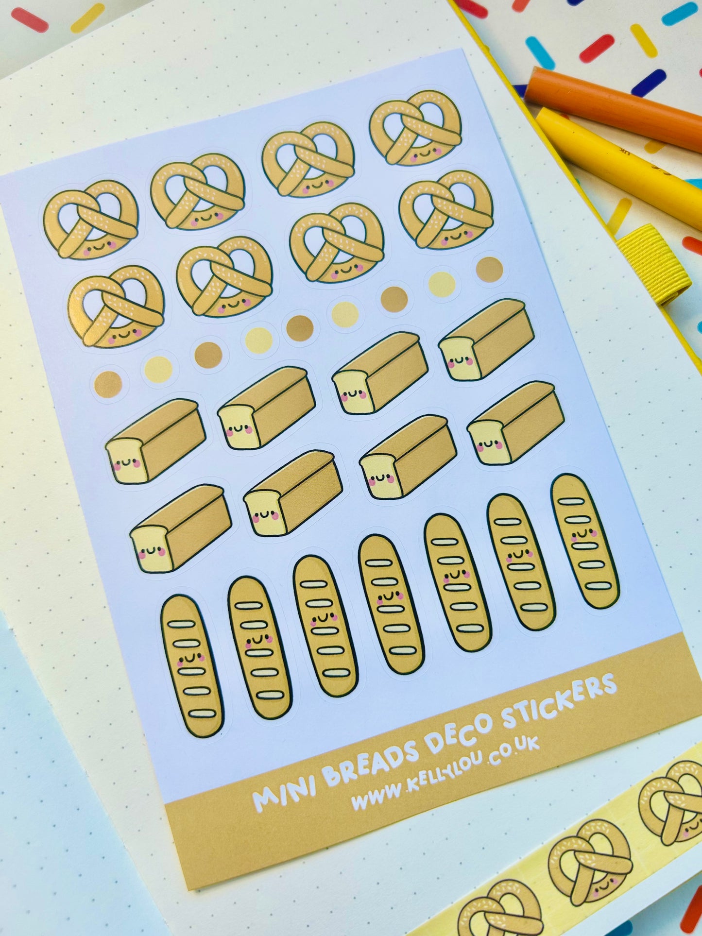 Mini Breads - Deco Sticker Sheet