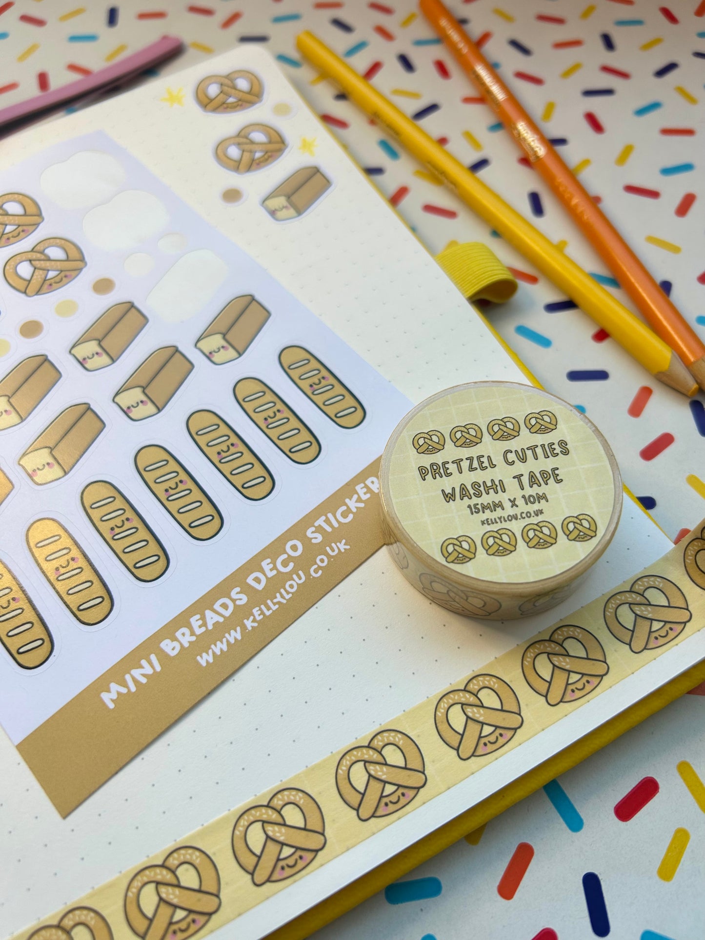 Pretzel Cuties - Washi Tape