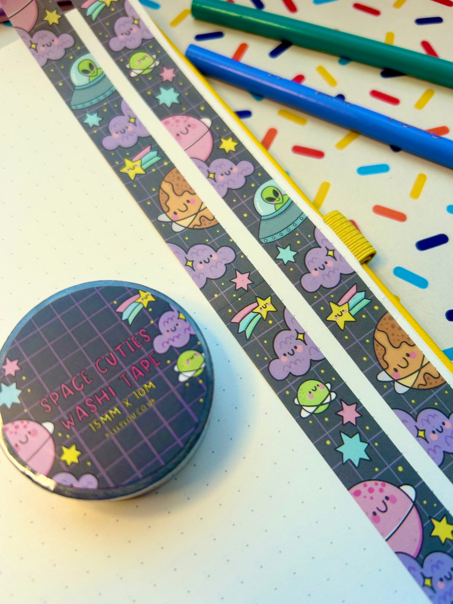 Space Cuties - Vertical Washi Tape