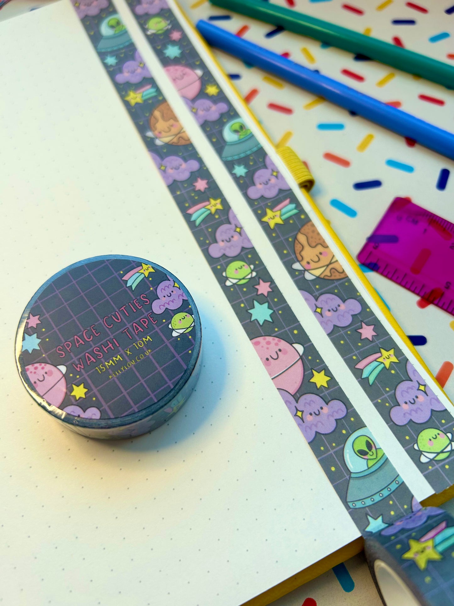 Space Cuties - Vertical Washi Tape