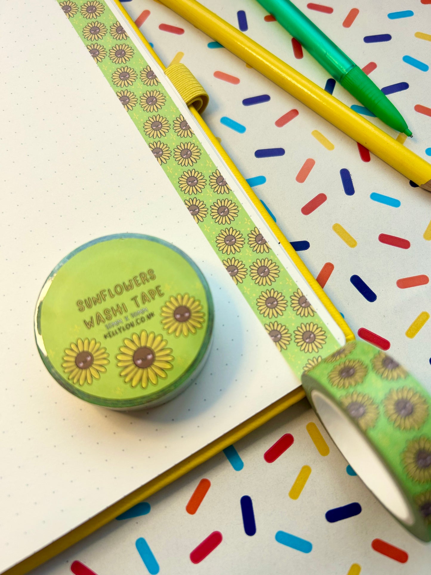 Sunflowers - Washi Tape