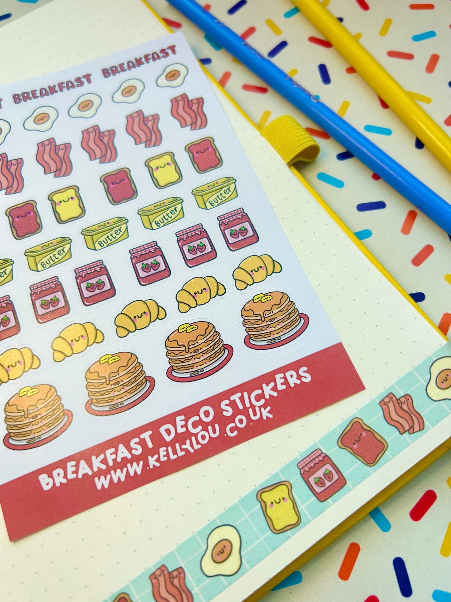 Breakfast - Deco Sticker Sheet