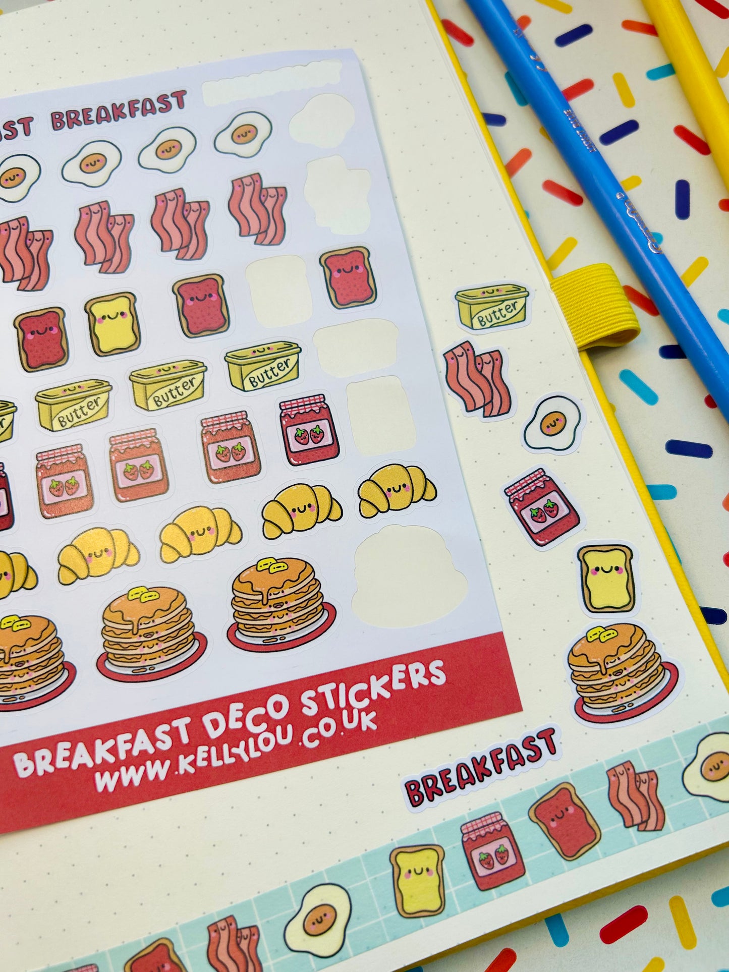 Breakfast - Deco Sticker Sheet