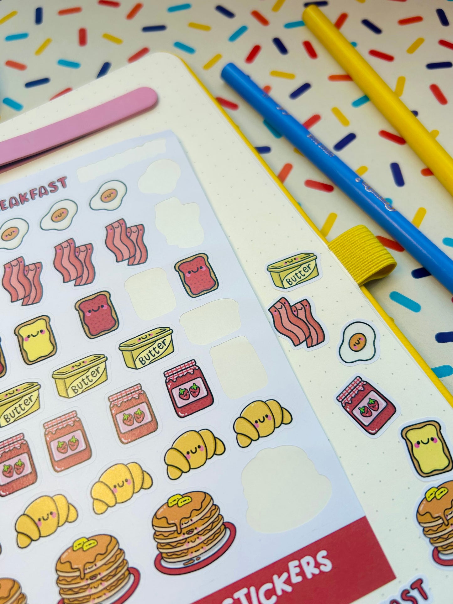 Breakfast - Deco Sticker Sheet