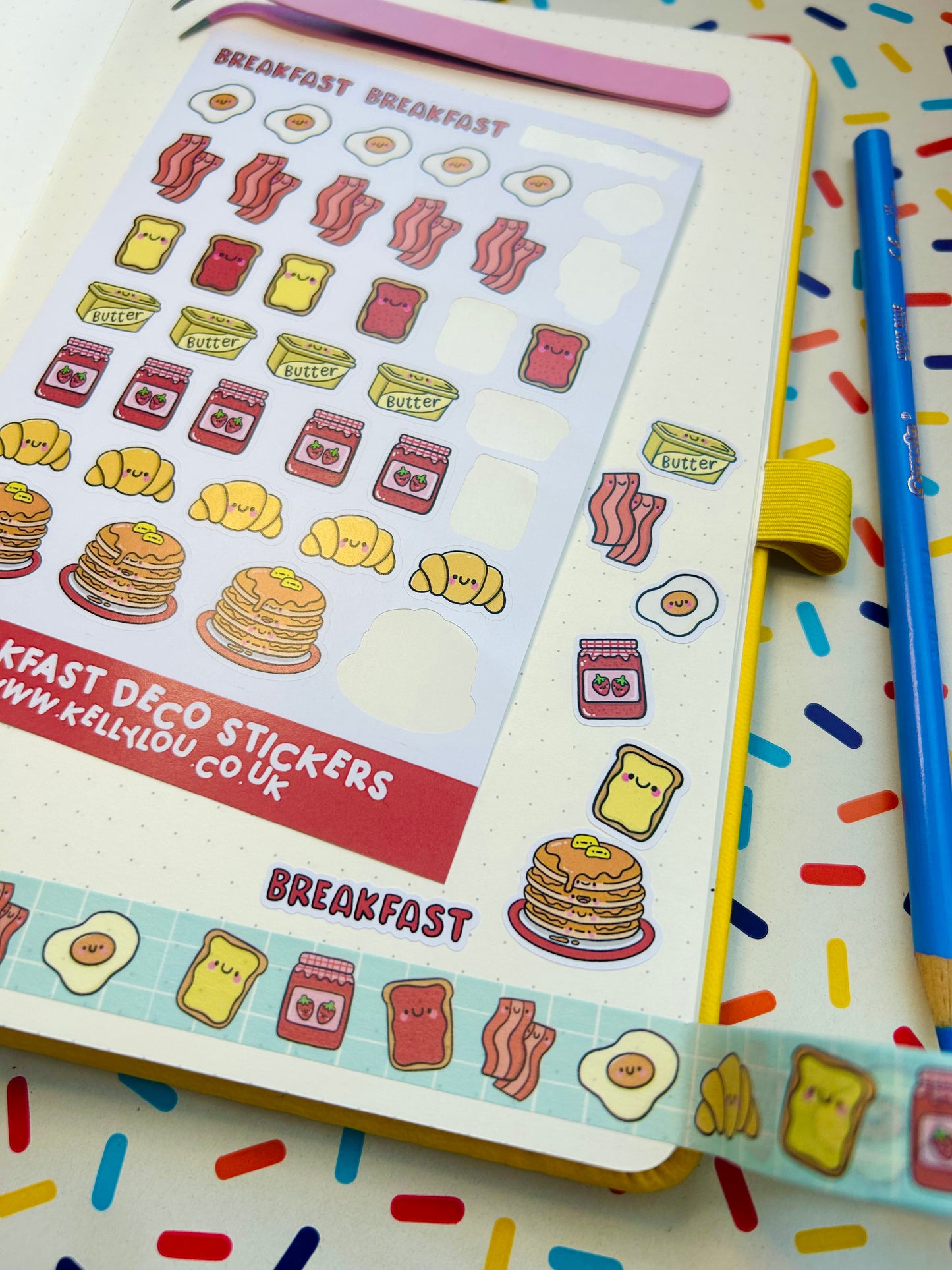 Breakfast - Deco Sticker Sheet