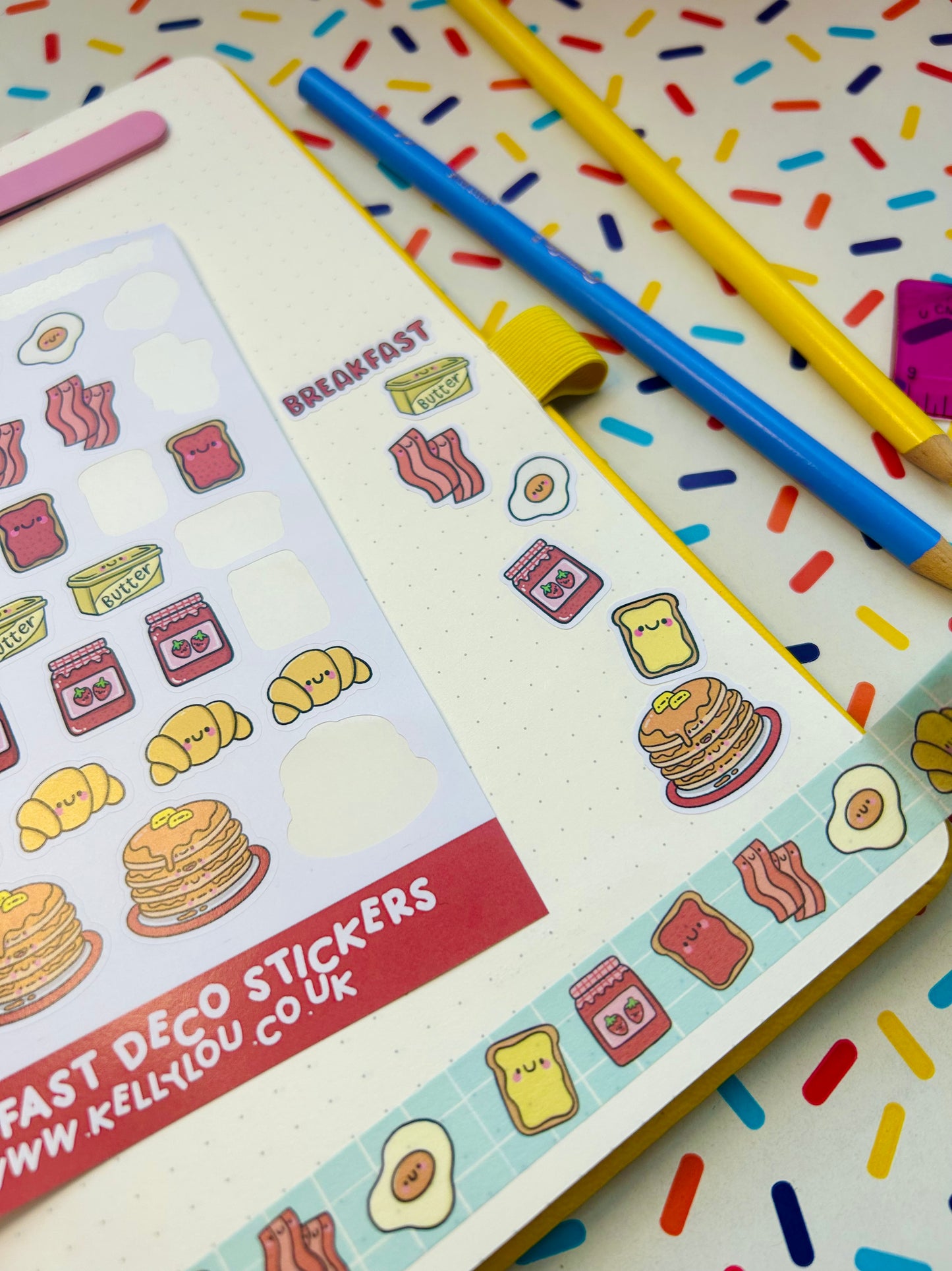 Breakfast - Deco Sticker Sheet