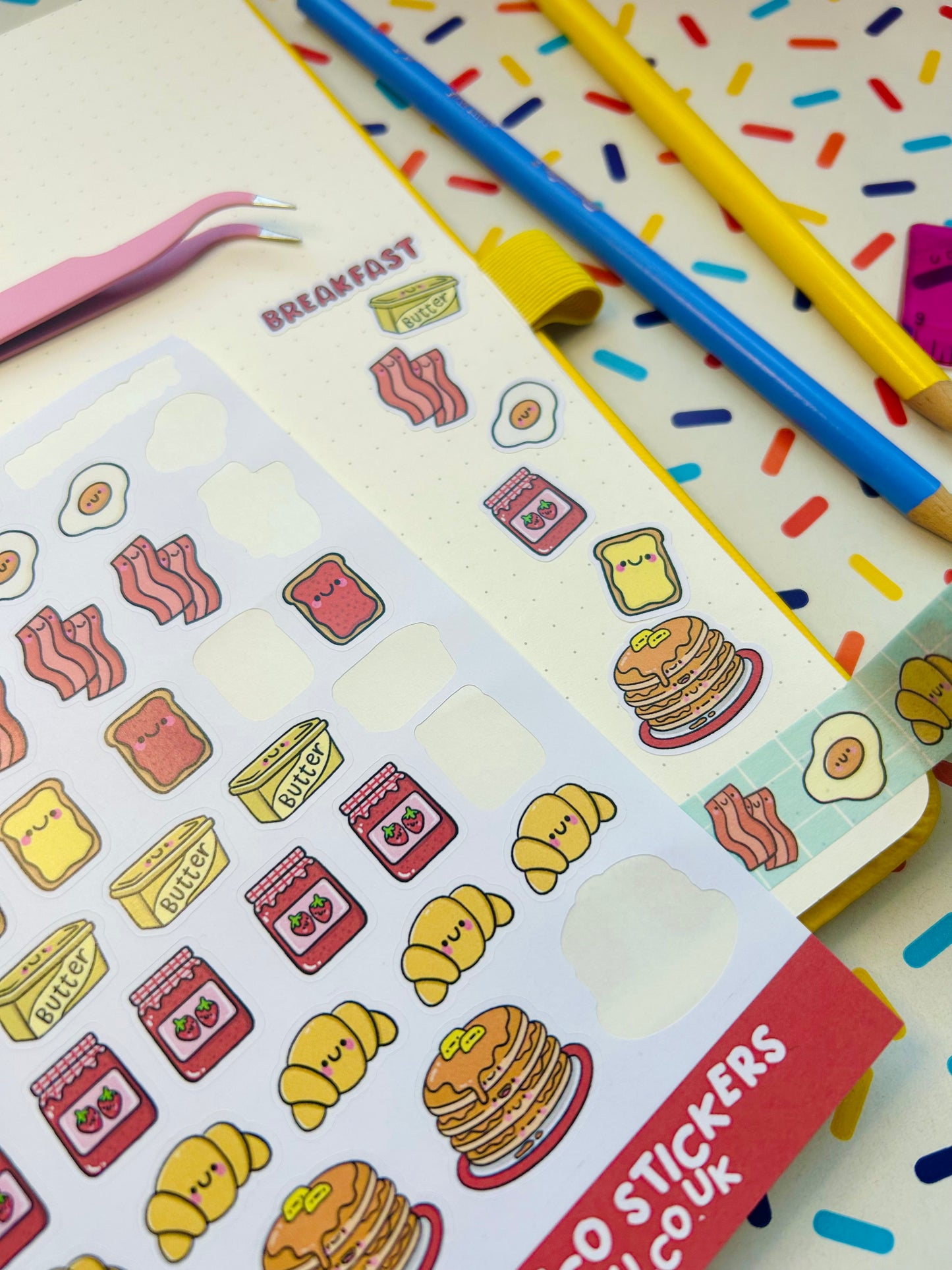 Breakfast - Deco Sticker Sheet