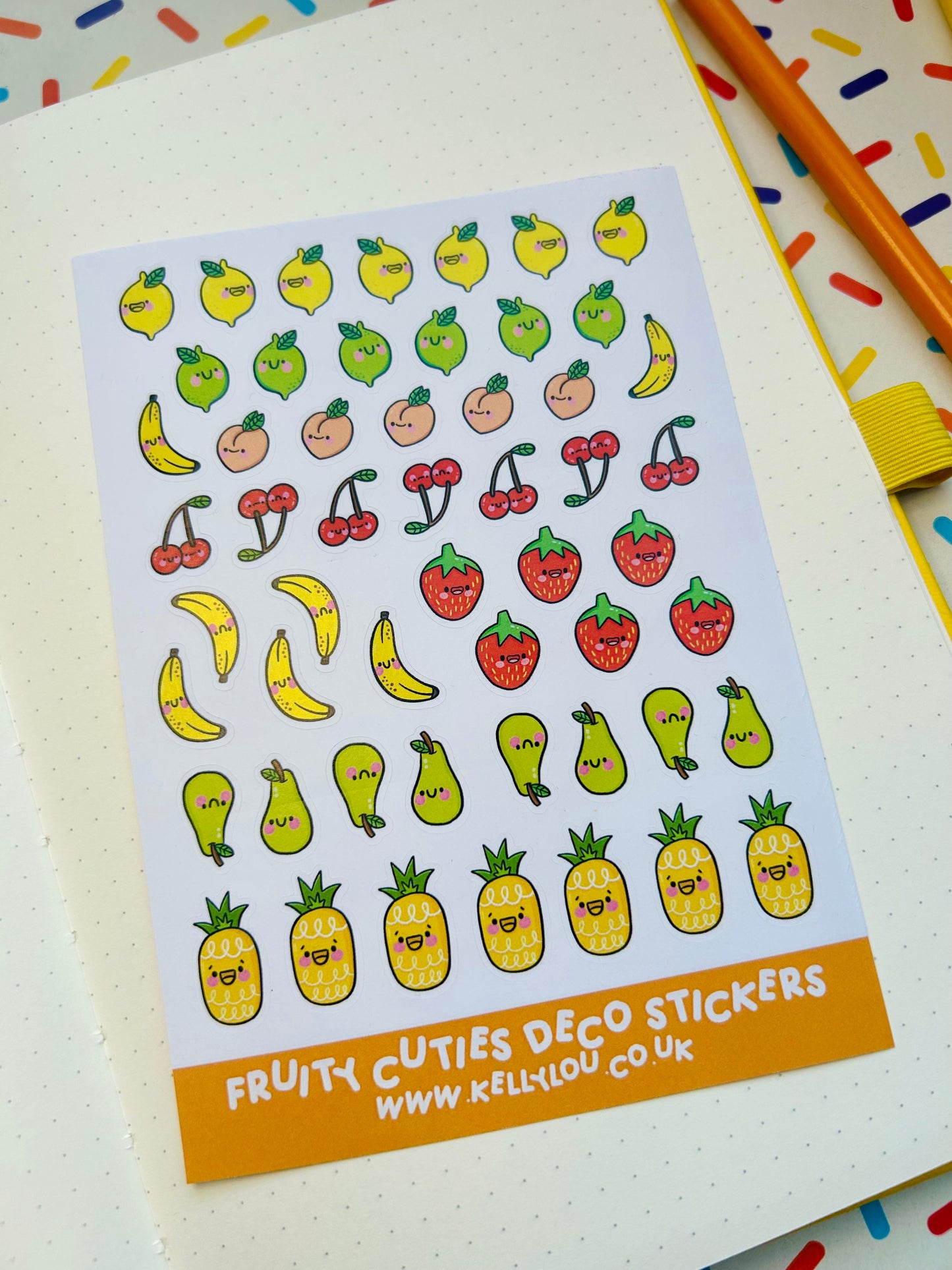 Fruity Cuties - Deco Sticker Sheet